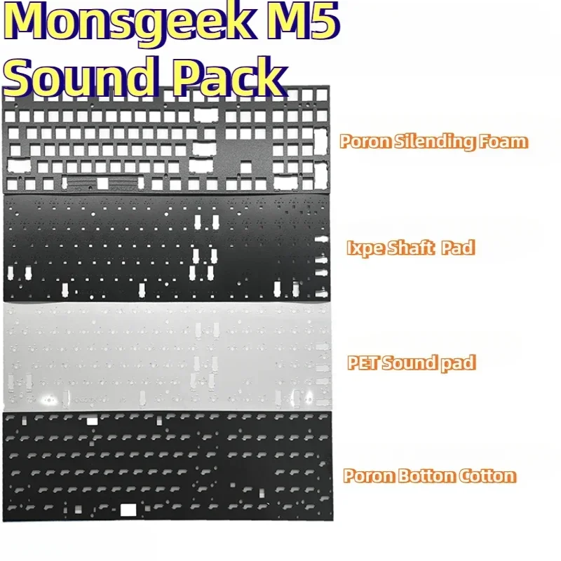 Monsgeek M5 Sound Pack/ Plate  - Gaming Accessories Pack avaliação e preço