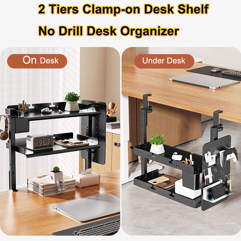Clamp-on 14 inch Above Below D - Gaming Accessories Organizer avaliação e preço