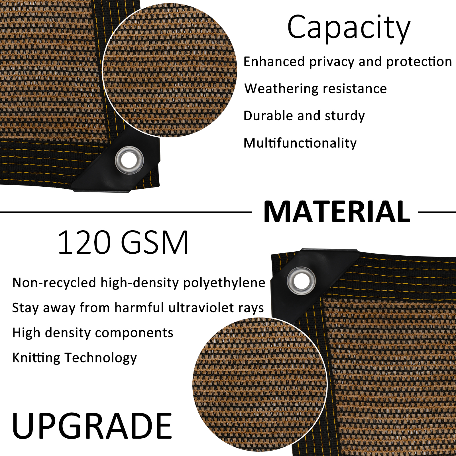 1/2Pcs Balcony Privacy Screen  - Case Mesh Panel avaliação e preço