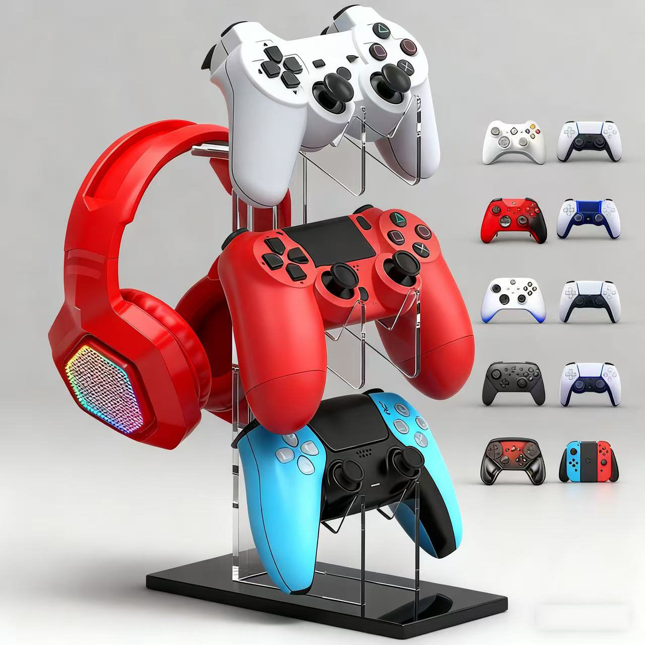 Universal 2/3 Tier Controller  - Gaming Accessories Organizer avaliação e preço