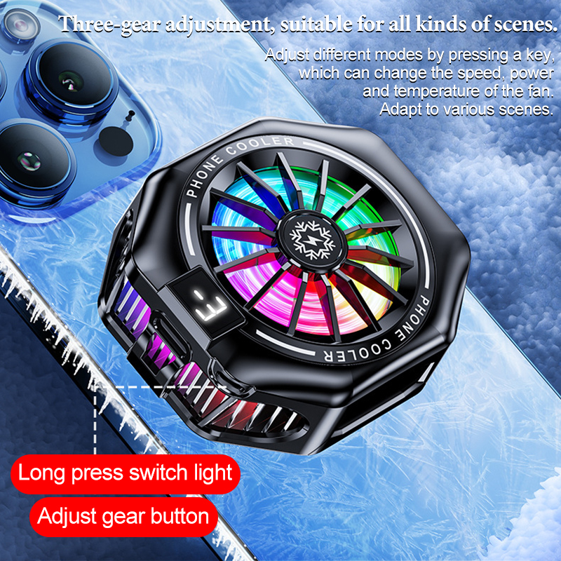 Black Shark Cooler For Cell Ph - Gaming Accessories For Phone avaliação e preço