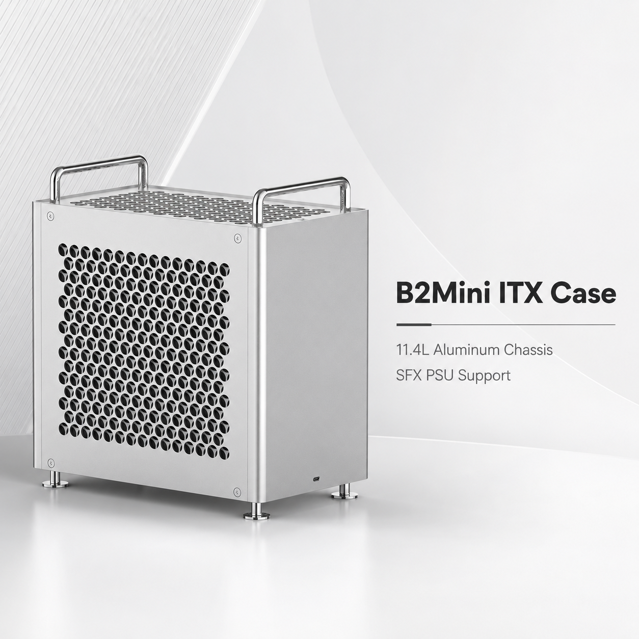 B2Mini ITX Aluminum Case 11.4L - Case Mesh Panel avaliação e preço