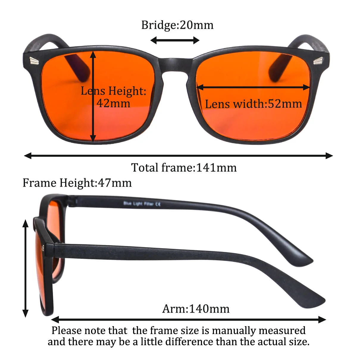 SHINU Orange Tinted Glasses Bl - Gaming Glasses Tinted avaliação e preço