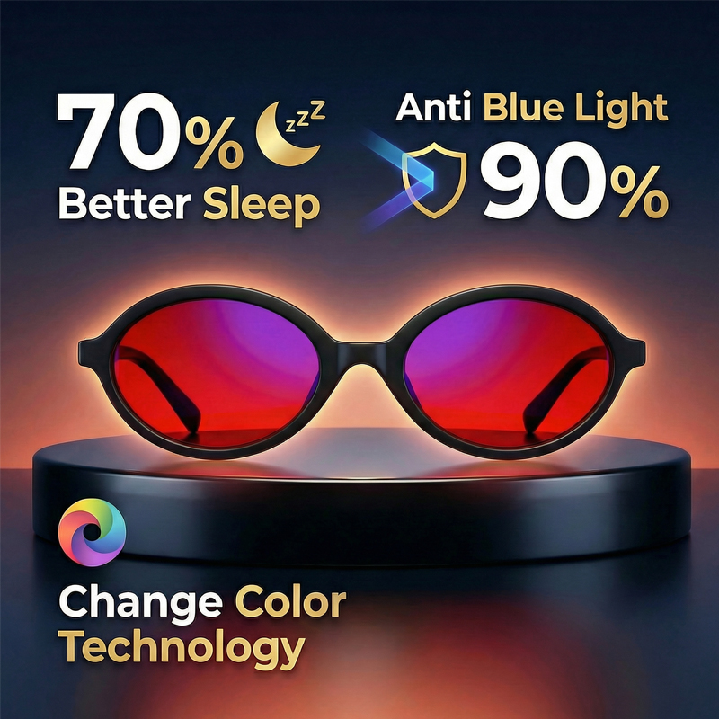 Anti Blue Light Oval Glasses F - Gaming Glasses Tinted avaliação e preço