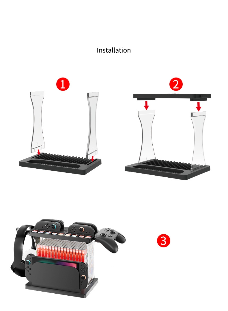 For Switch2 Console Organizer  - Gaming Accessories Organizer avaliação e preço
