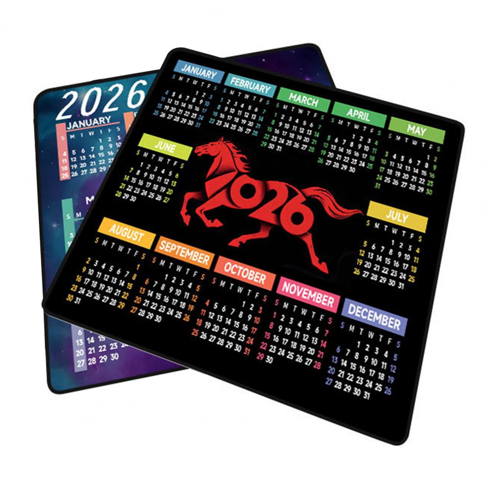 2026 Calendar Mouse Pad Waterp - Gaming Accessories For Pc avaliação e preço