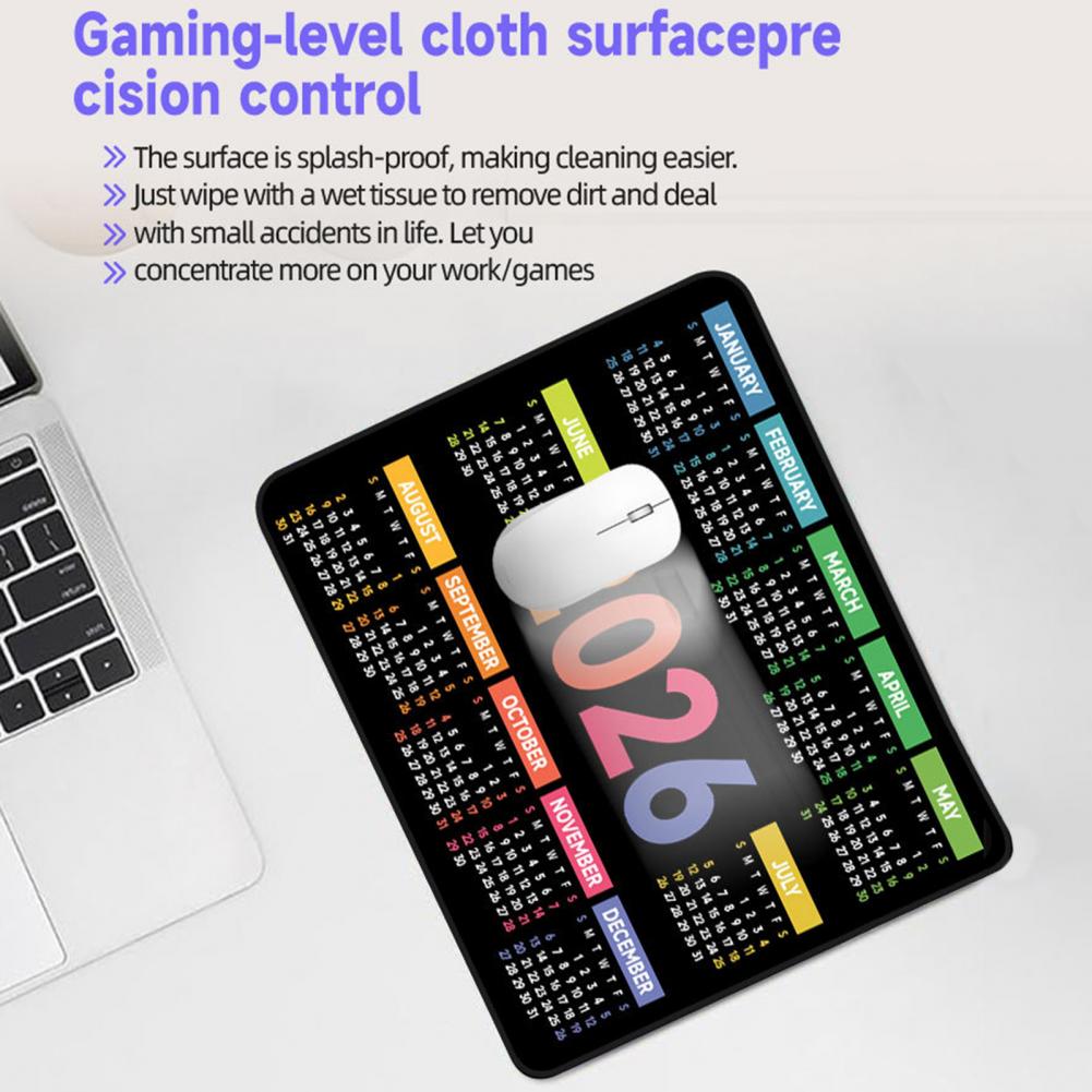 2026 Calendar Mouse Pad Waterp - Gaming Accessories For Pc avaliação e preço