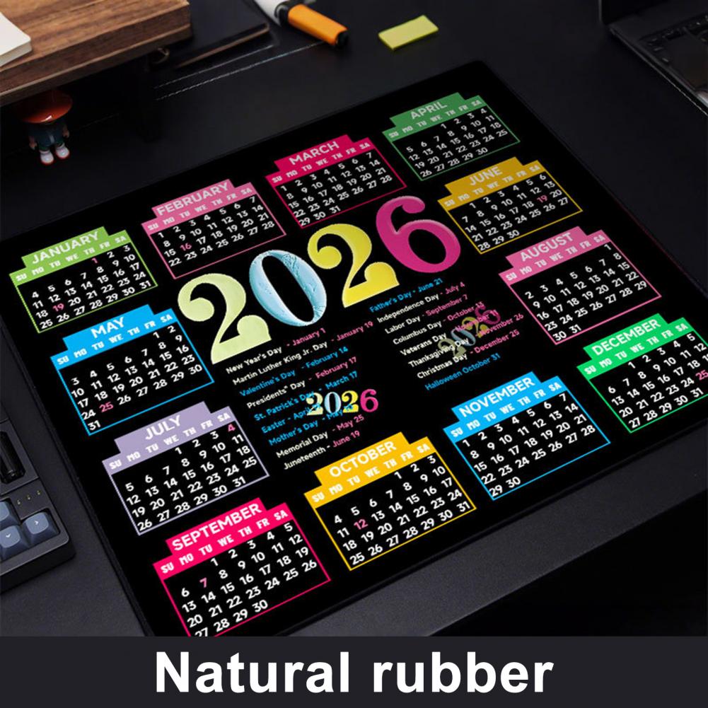 2026 Calendar Mouse Pad Waterp - Gaming Accessories For Pc avaliação e preço