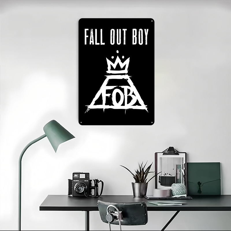 Fall Out Boy Tin Plaque Poster - Gaming Accessories Boys avaliação e preço