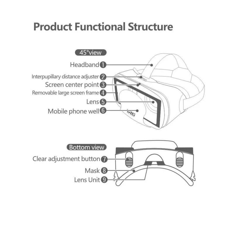 VRG Pro Virtual Reality VR Gla - Gaming Accessories For Phone avaliação e preço
