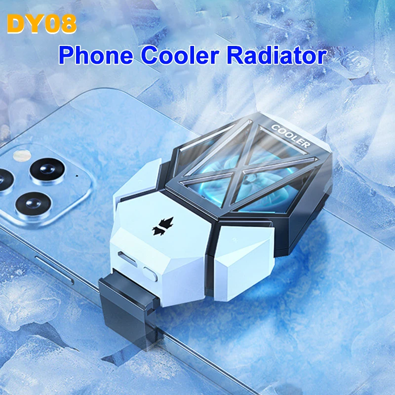 DY08 Mobile Phone Cooling Fan  - Gaming Accessories For Phone avaliação e preço