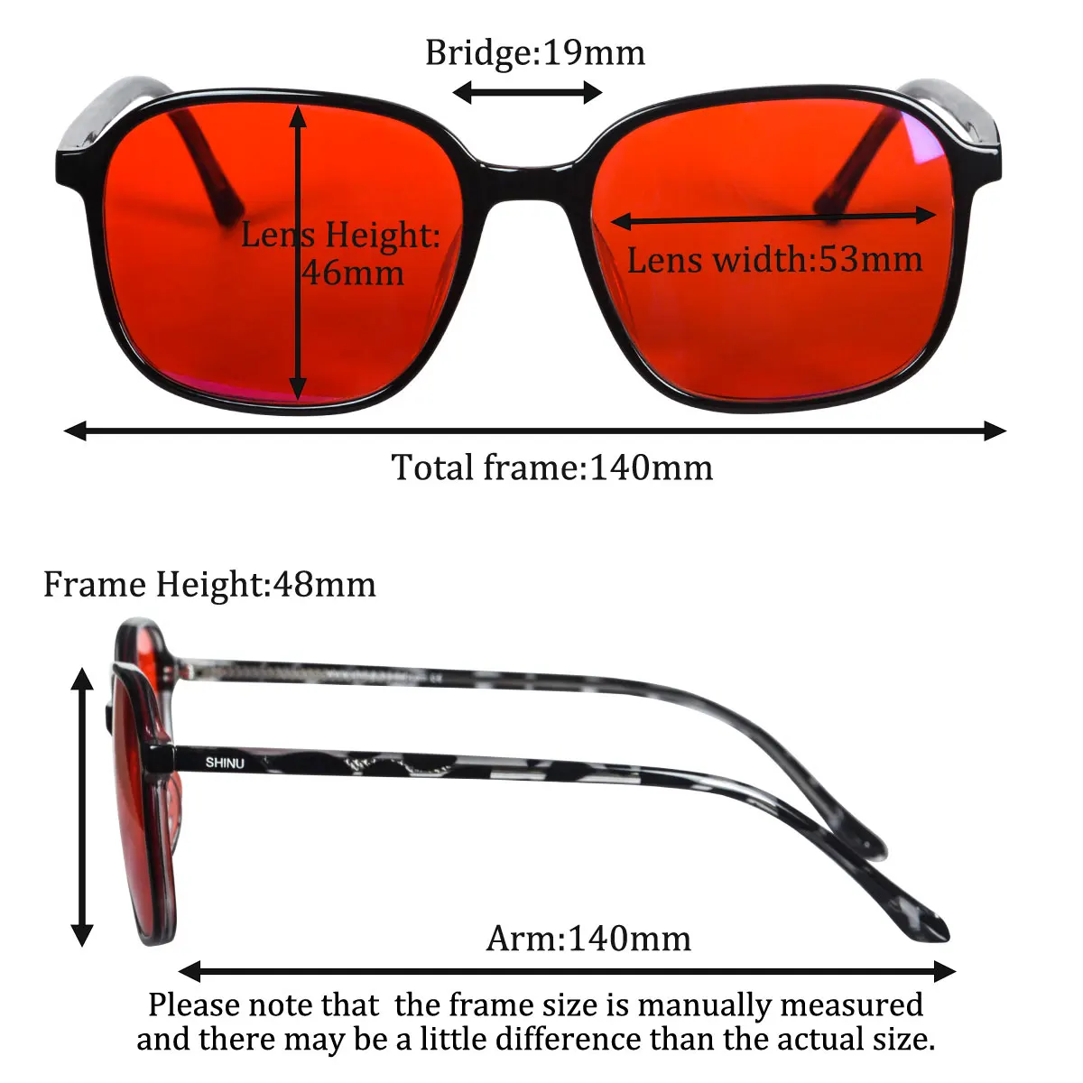 SHINU Blue Light Filter Glasse - Gaming Glasses Tinted avaliação e preço
