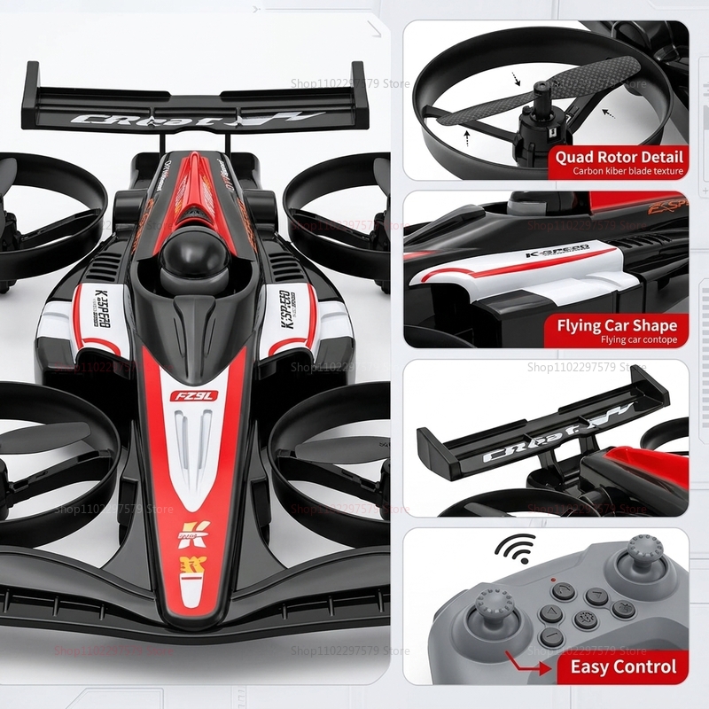 Mini RC Flying Car Transformab - Gaming Accessories Boys avaliação e preço