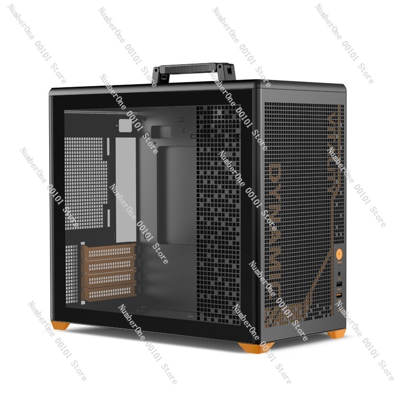 Portable MATX Computer Case wi - Case Mesh Panel avaliação e preço