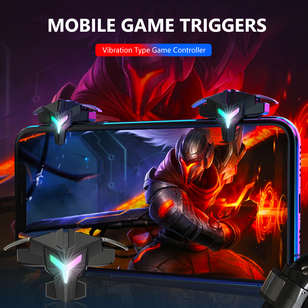 1/2pcs RGB/Mechanical 4 Finger - Gaming Accessories For Phone avaliação e preço