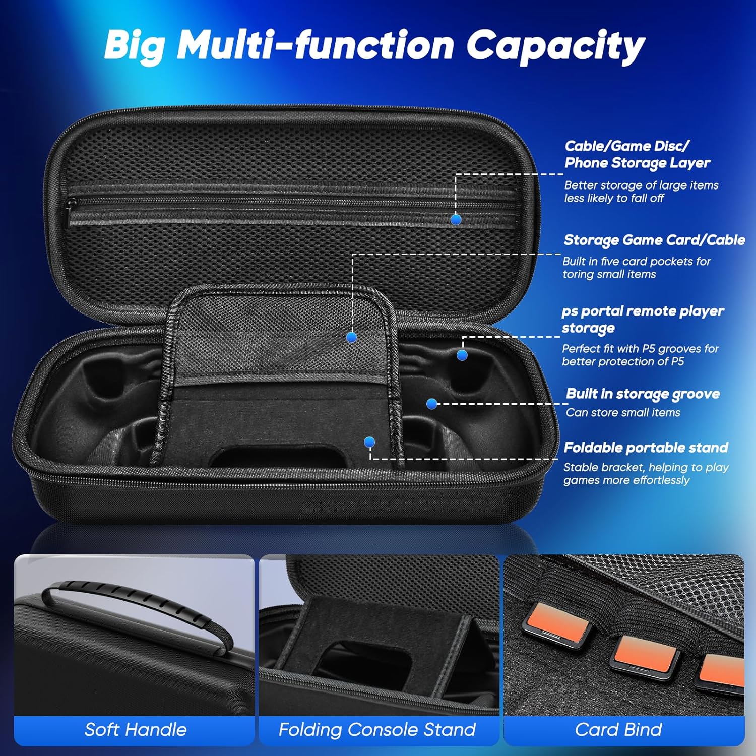 Hard Carrying Case for PS Port - Gaming Accessories Pack avaliação e preço